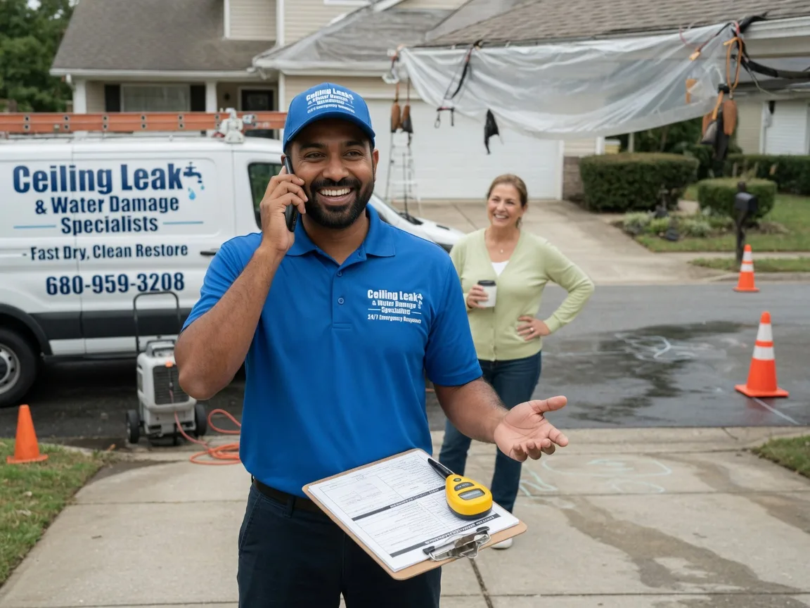 Ceiling Leak Cleanup Hickman, CA FAQs